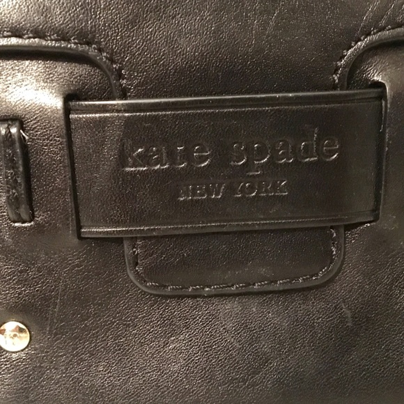 Black Leather Kate Spade bag - Picture 2 of 8